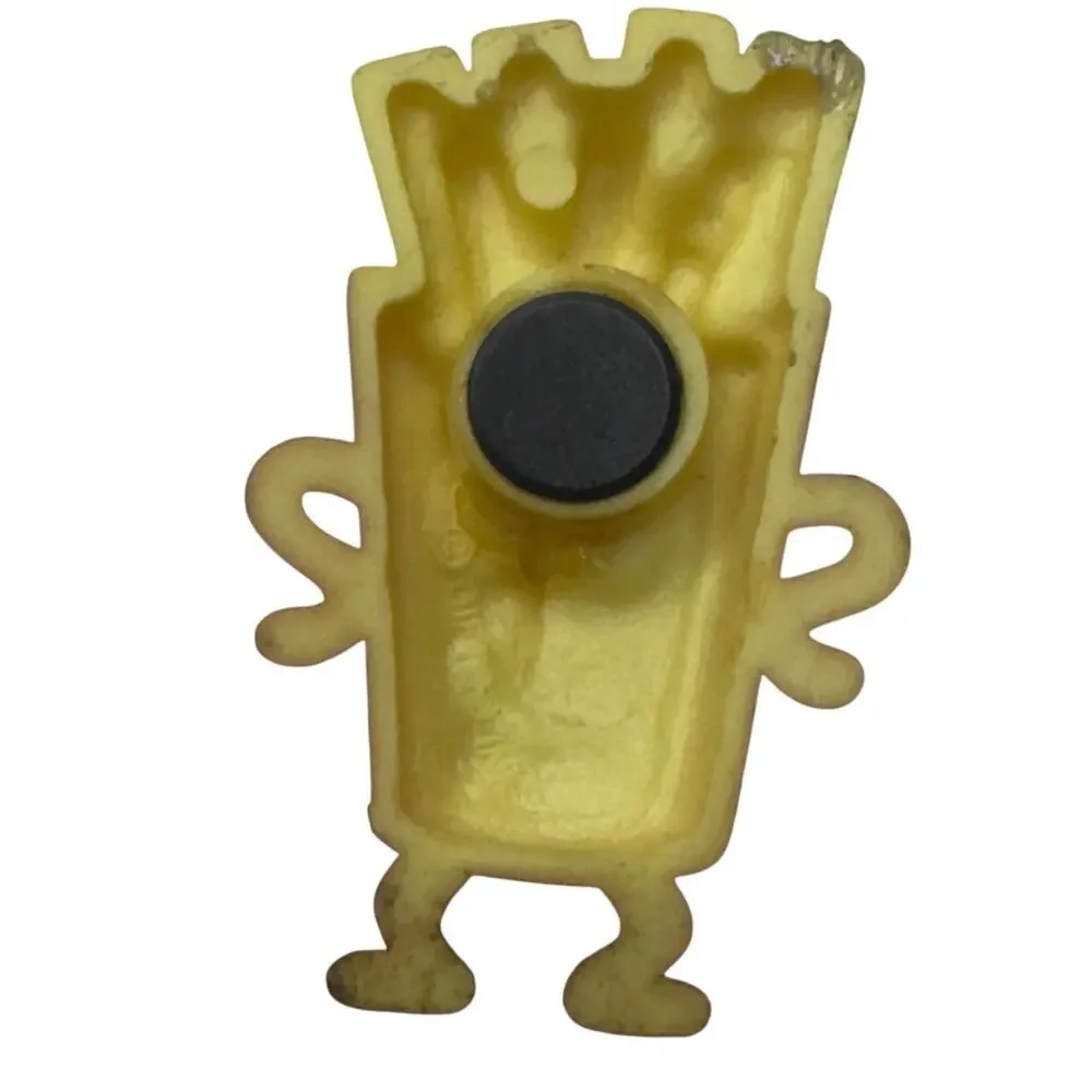 Vintage Giftco French Fry Junk Food Refrigerator Magnet With Google‎ Eyes